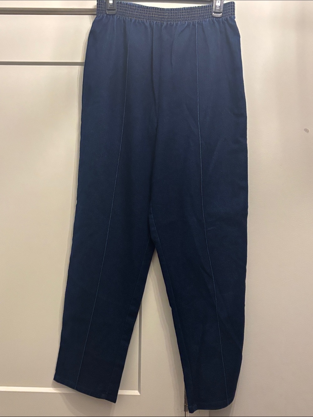vintage Chic brand pull-on denim pants from the 1980s or early 1990s
